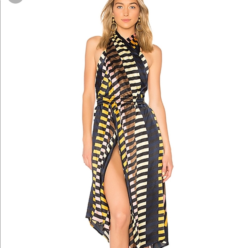 APiece Apart Nightingale Silk Halter dress